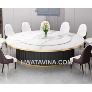Bàn ăn tròn xoay điện HT-AG01 (Ø1.8m)