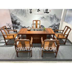 Bộ bàn trà gỗ HT-BG02