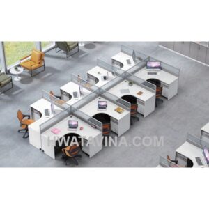 Cụm bàn làm việc văn phòng HT-LB-F2B12