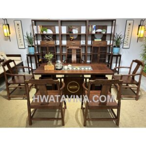 Bộ bàn trà gỗ Như Ý